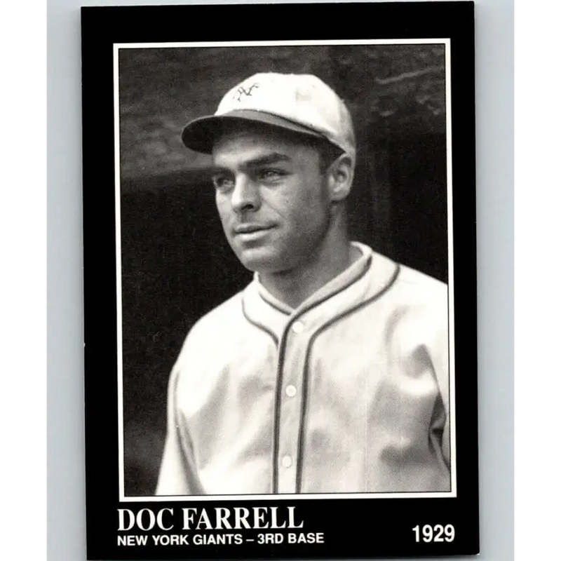 1991 Conlon Collection #324 Doc Farrell EX Excellent New York Giants Baseball Card - Baseball Card Single