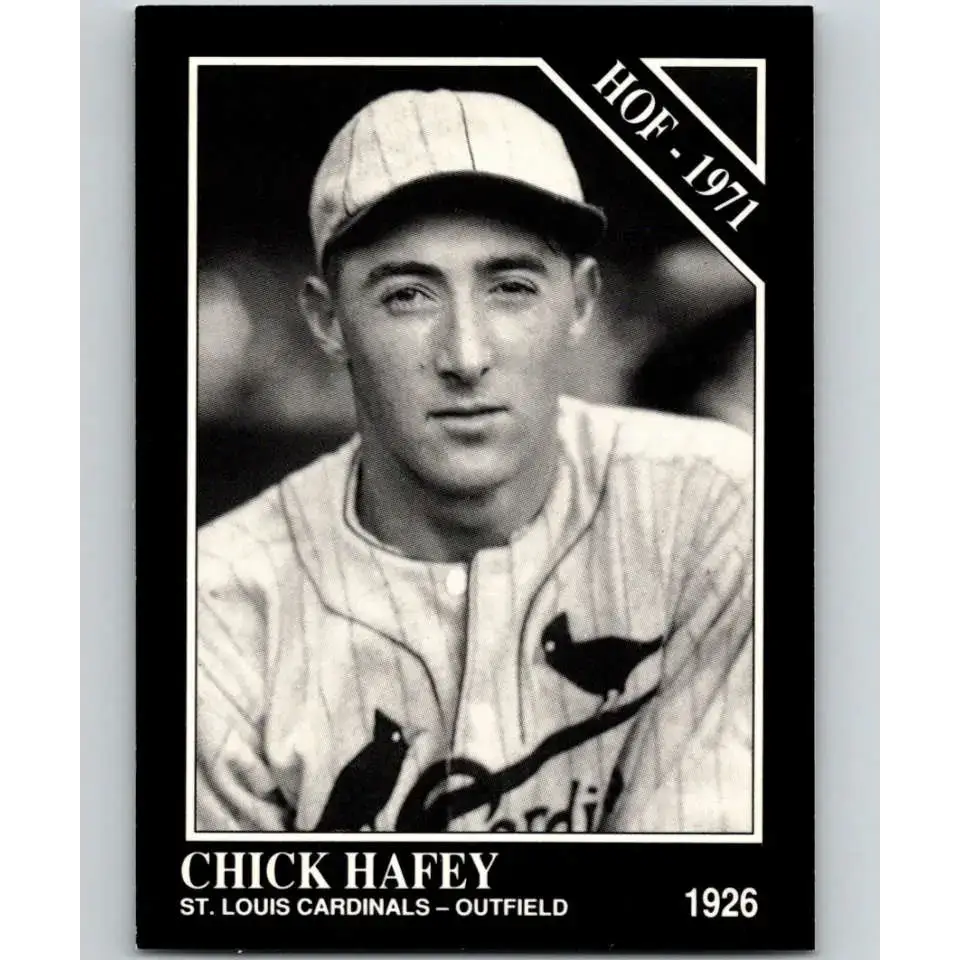 1991 Conlon Collection #33 Chick Hafey EX Excellent St. Louis Cardinals Baseball Card - Baseball Card Single