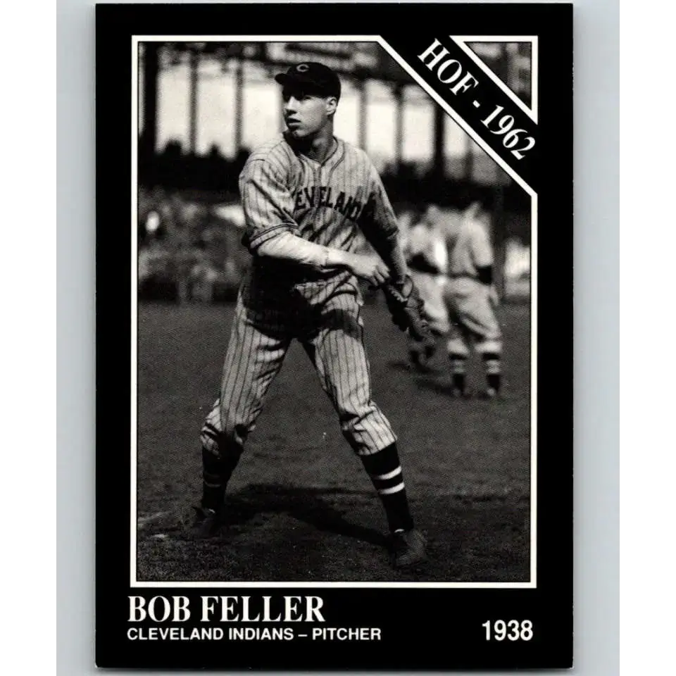 1991 Conlon Collection #35 Bob Feller EX Excellent Cleveland Indians Baseball Card - Baseball Card Single