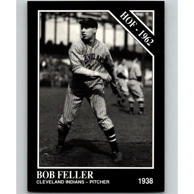 1991 Conlon Collection #35 Bob Feller EX Excellent Cleveland Indians Baseball Card - Baseball Card Single