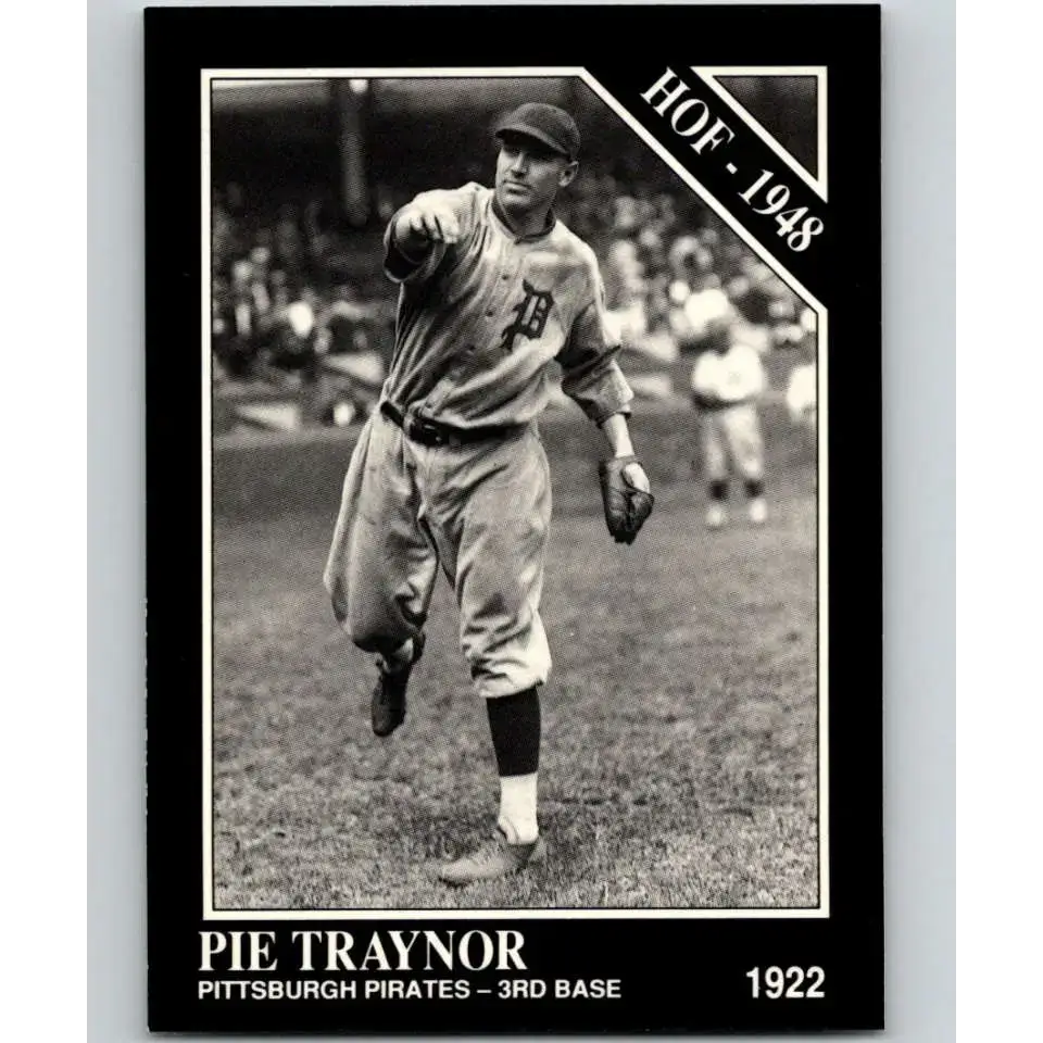 1991 Conlon Collection #36 Pie Traynor EX Excellent Pittsburgh Pirates Baseball Card - Baseball Card Single