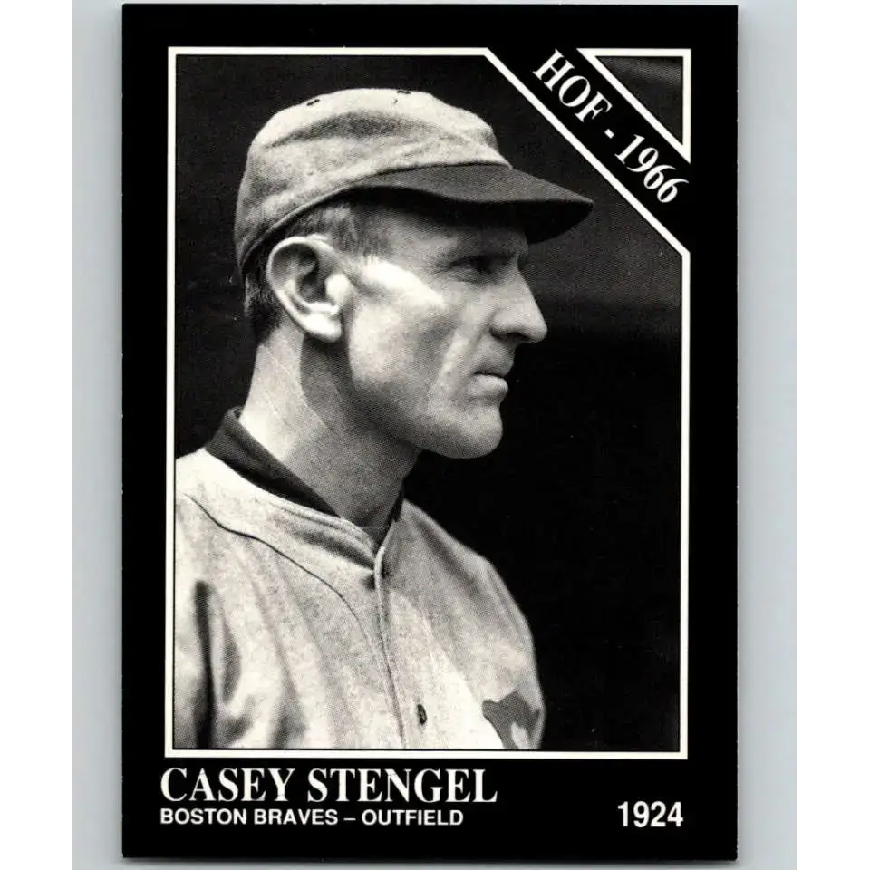 1991 Conlon Collection #37 Casey Stengel EX Excellent Boston Braves Baseball Card - Baseball Card Single
