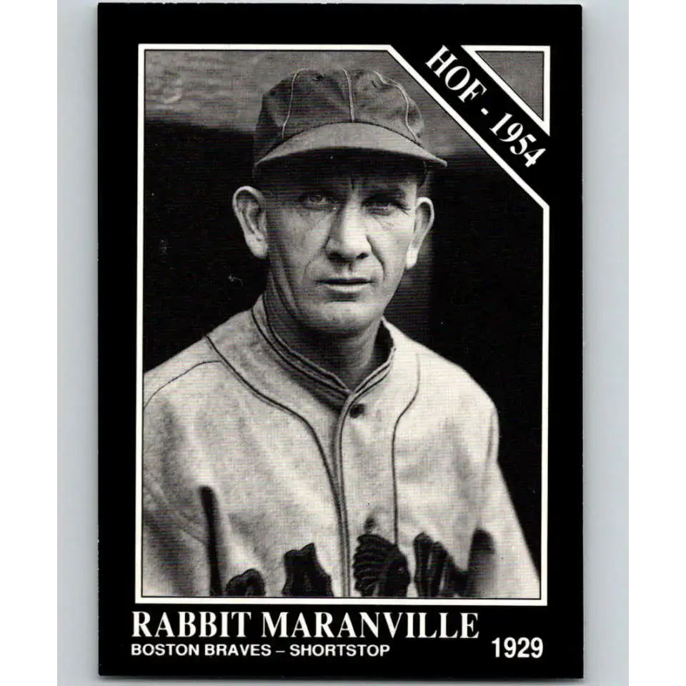 1991 Conlon Collection #4 Rabbit Maranville EX Excellent Boston Braves Baseball Card - Baseball Card Single