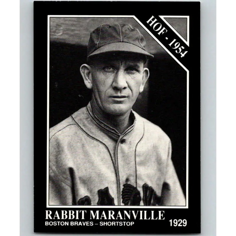 1991 Conlon Collection #4 Rabbit Maranville EX Excellent Boston Braves Baseball Card - Baseball Card Single