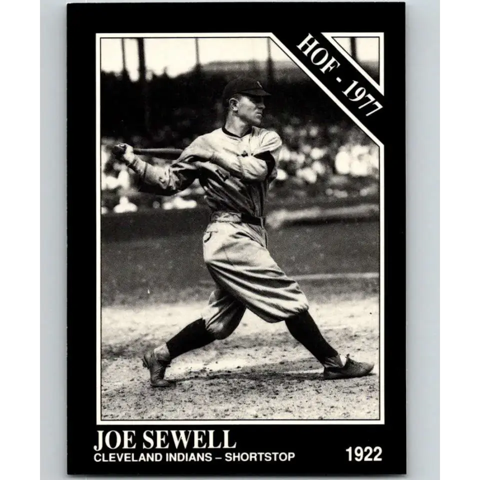 1991 Conlon Collection #40 Joe Sewell EX Excellent Cleveland Indians Baseball Card - Baseball Card Single