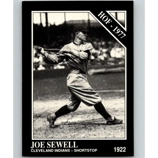 1991 Conlon Collection #40 Joe Sewell EX Excellent Cleveland Indians Baseball Card - Baseball Card Single