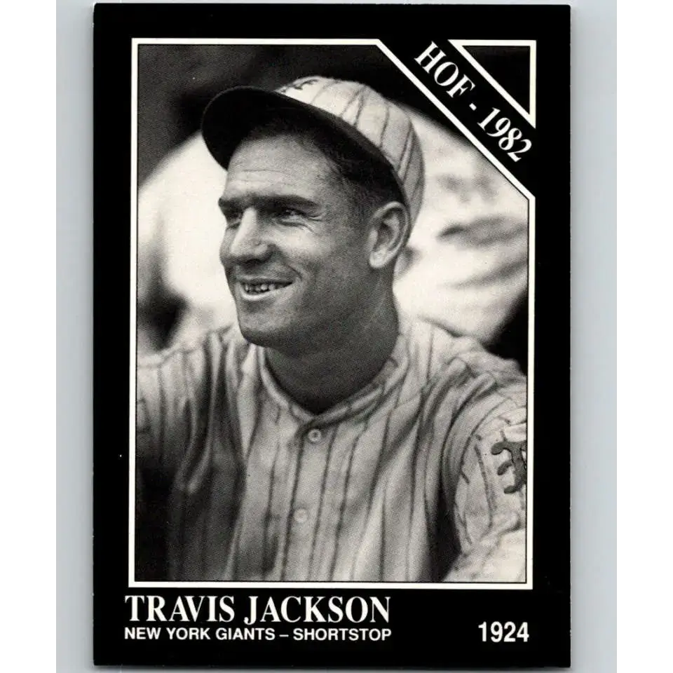 1991 Conlon Collection #42 Travis Jackson EX Excellent New York Giants Baseball Card - Baseball Card Single