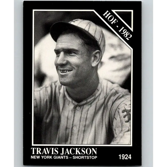 1991 Conlon Collection #42 Travis Jackson EX Excellent New York Giants Baseball Card - Baseball Card Single