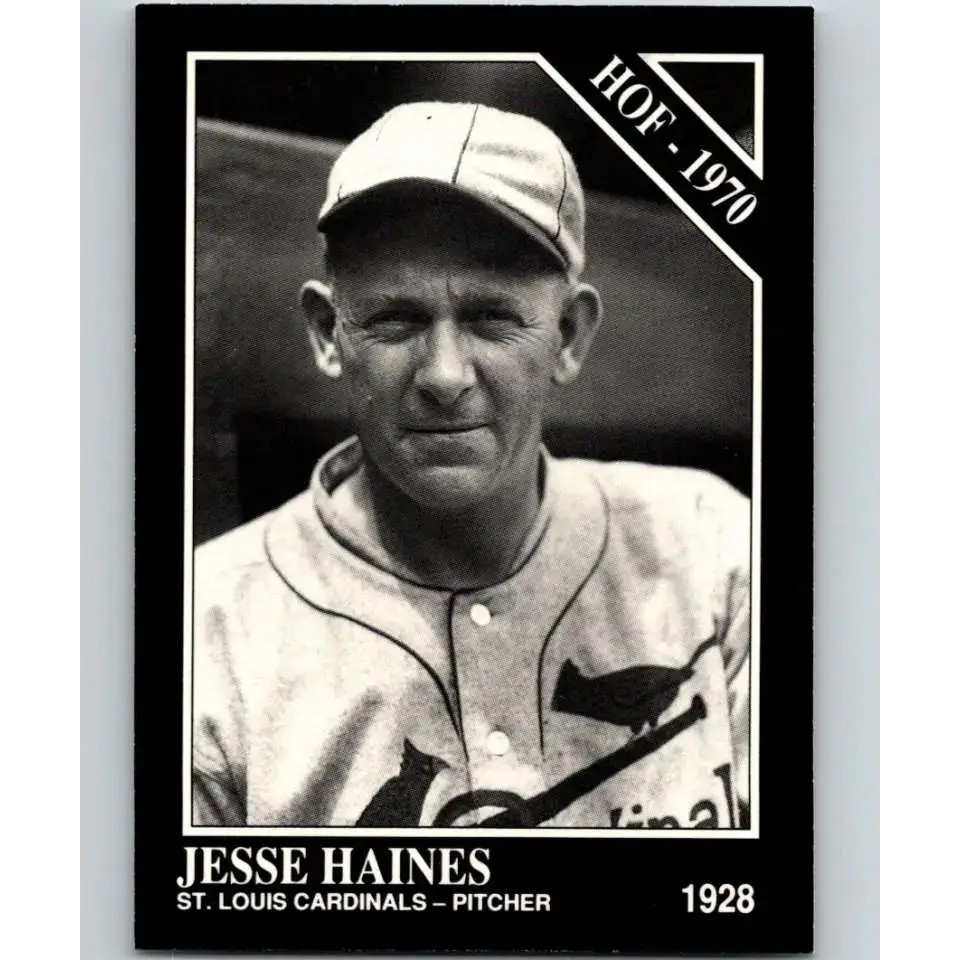 1991 Conlon Collection #43 Jesse Haines EX Excellent St. Louis Cardinals Baseball Card - Baseball Card Single