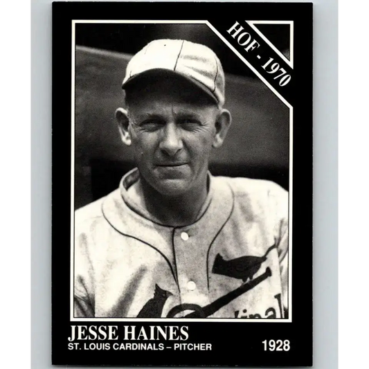 1991 Conlon Collection #43 Jesse Haines EX Excellent St. Louis Cardinals Baseball Card - Baseball Card Single