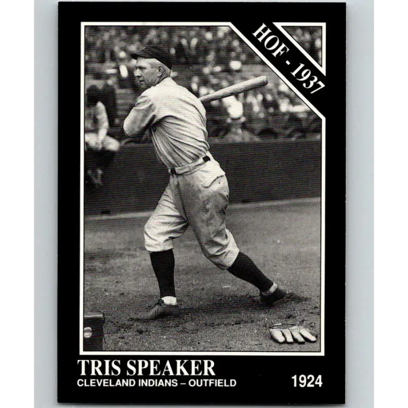 1991 Conlon Collection #44 Tris Speaker EX Excellent Cleveland Indians Baseball Card - Baseball Card Single