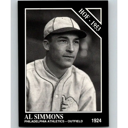 1991 Conlon Collection #49 Al Simmons EX Excellent Philadelphia Athletics Baseball Card - Baseball Card Single