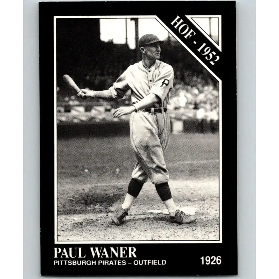 1991 Conlon Collection #5 Paul Waner EX Excellent Pittsburgh Pirates Baseball Card - Baseball Card Single
