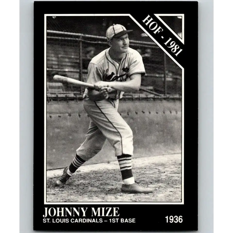 1991 Conlon Collection #53 Johnny Mize EX Excellent St. Louis Cardinals Baseball Card - Baseball Card Single