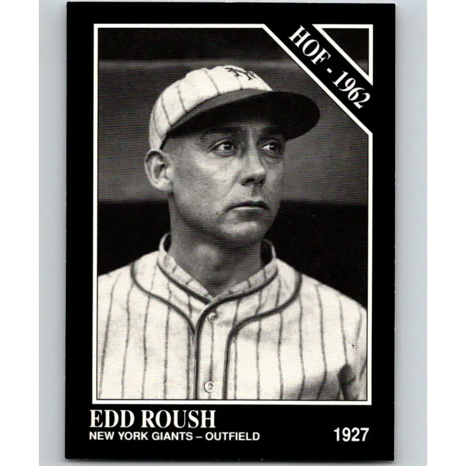 1991 Conlon Collection #55 Edd Roush EX Excellent New York Giants Baseball Card - Baseball Card Single