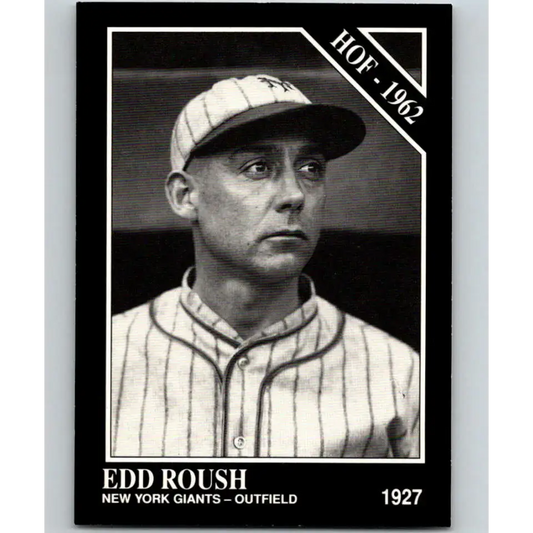 1991 Conlon Collection #55 Edd Roush EX Excellent New York Giants Baseball Card - Baseball Card Single