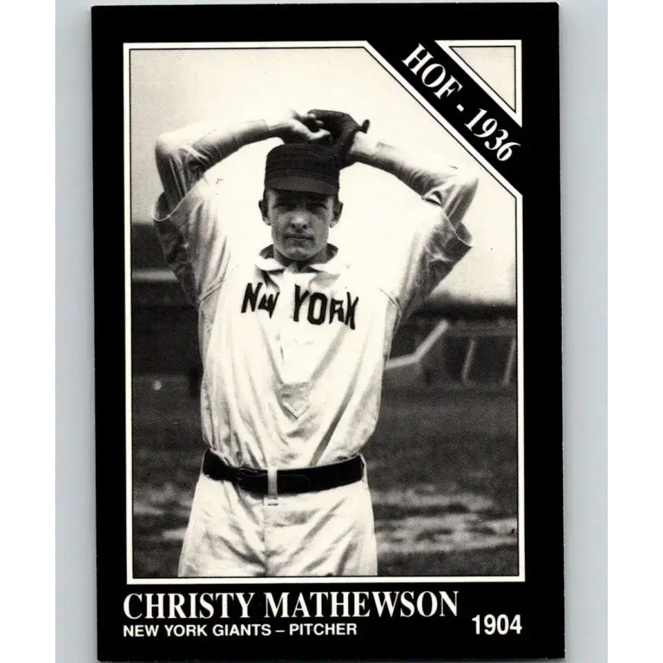 1991 Conlon Collection #57 Christy Mathewson EX Excellent New York Giants Baseball Card - Baseball Card Single