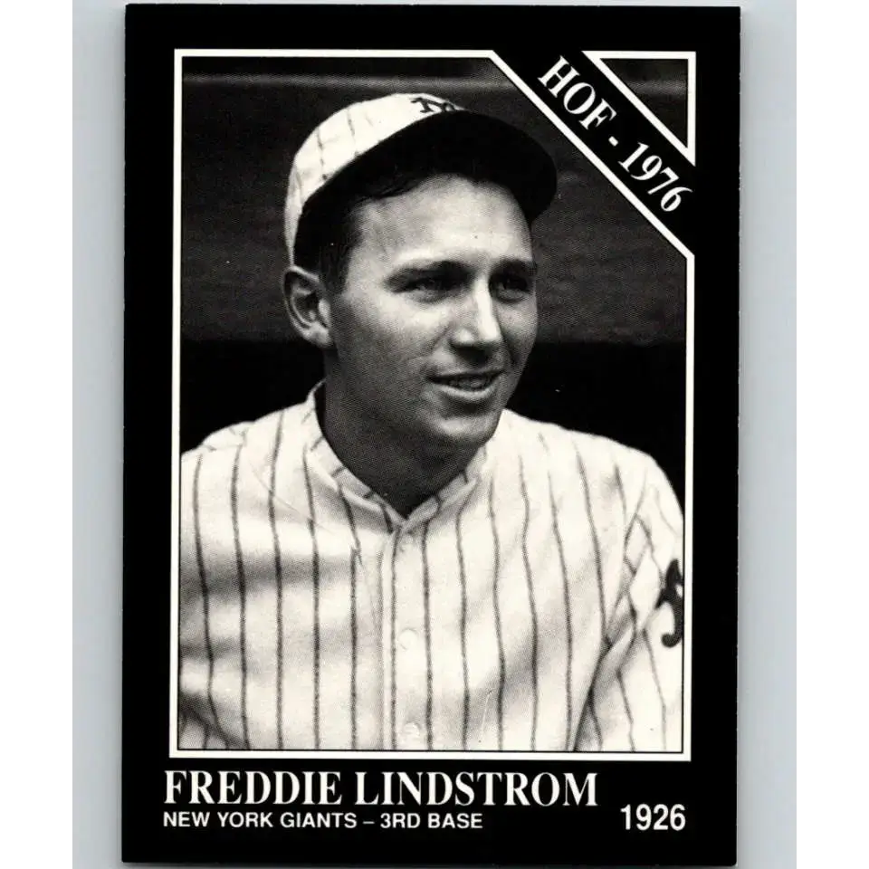 1991 Conlon Collection #58 Fred Lindstrom EX Excellent New York Giants Baseball Card - Baseball Card Single
