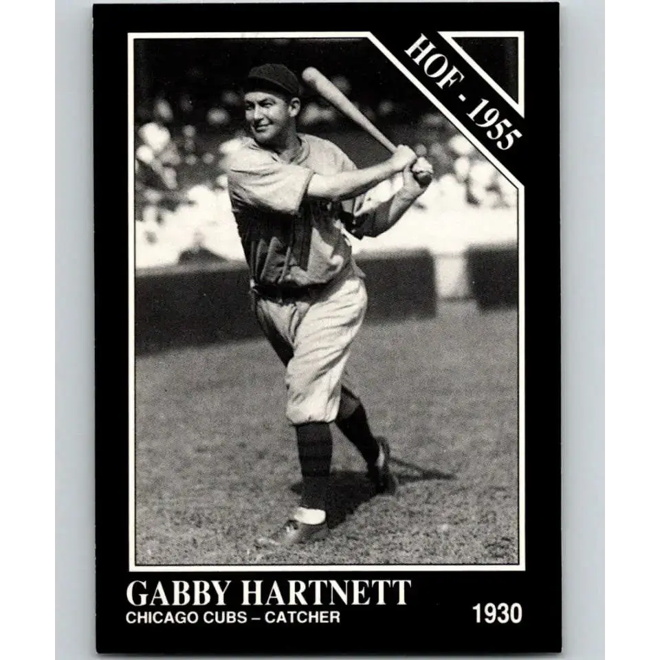 1991 Conlon Collection #59 Gabby Hartnett EX Excellent Chicago Cubs Baseball Card - Baseball Card Single
