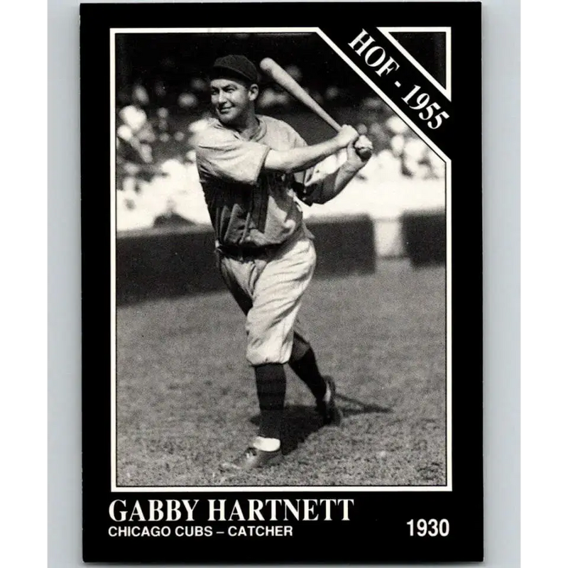 1991 Conlon Collection #59 Gabby Hartnett EX Excellent Chicago Cubs Baseball Card - Baseball Card Single