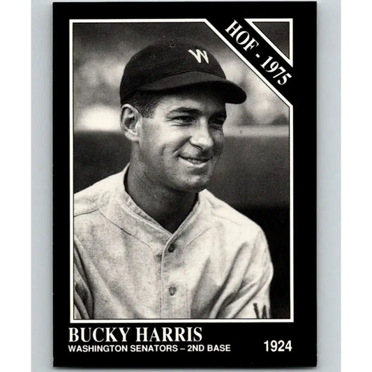 1991 Conlon Collection #61 Bucky Harris EX Excellent Washington Senators Baseball Card - Baseball Card Single