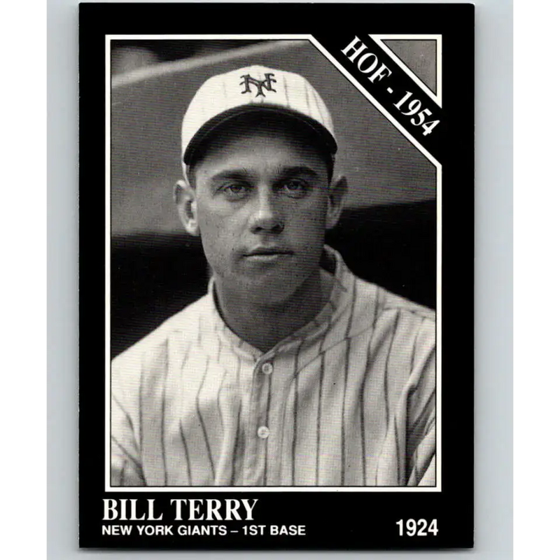 1991 Conlon Collection #64 Bill Terry EX Excellent New York Giants Baseball Card - Baseball Card Single