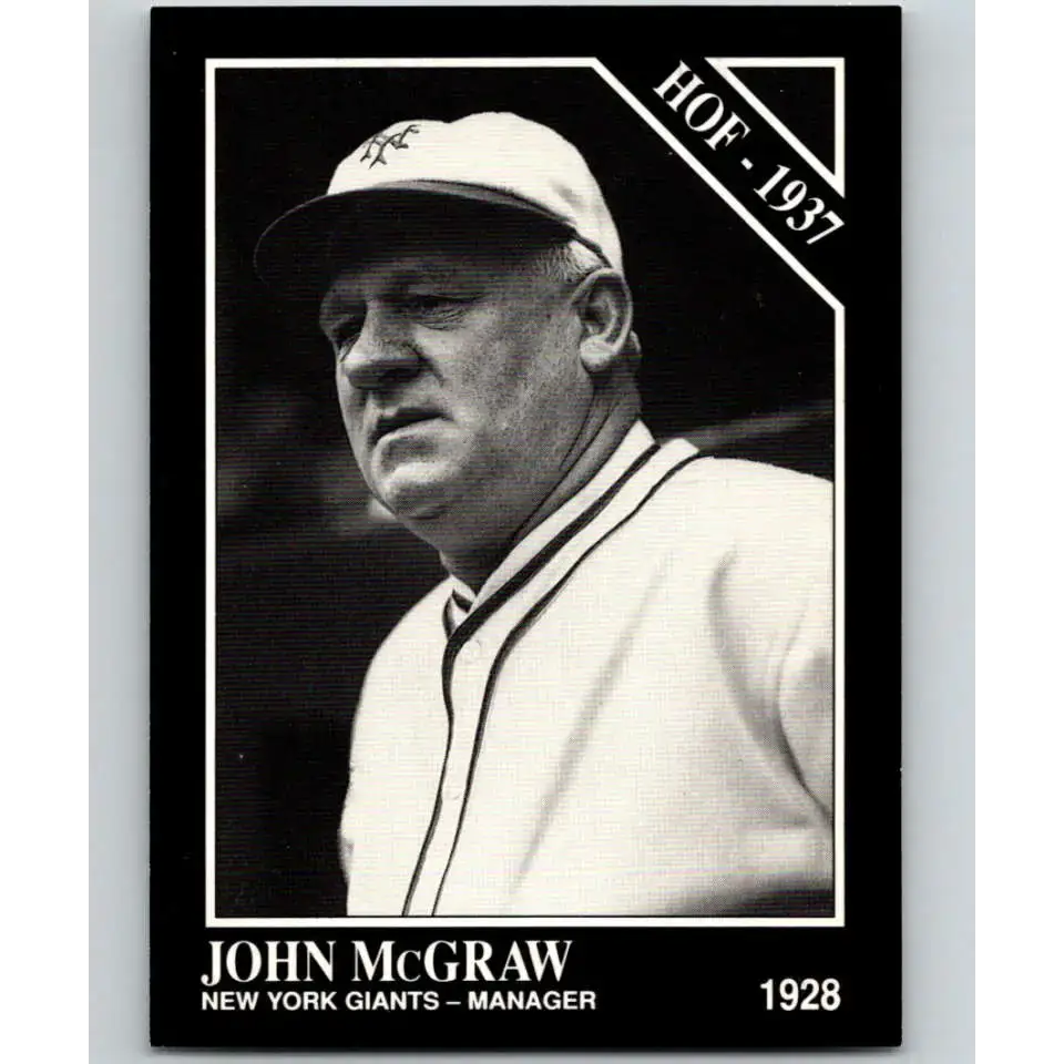 1991 Conlon Collection #65 John McGraw EX Excellent New York Giants Baseball Card - Baseball Card Single