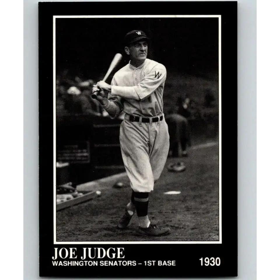 1991 Conlon Collection #68 Joe Judge EX Excellent Washington Senators Baseball Card - Baseball Card Single