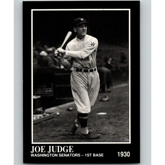 1991 Conlon Collection #68 Joe Judge EX Excellent Washington Senators Baseball Card - Baseball Card Single