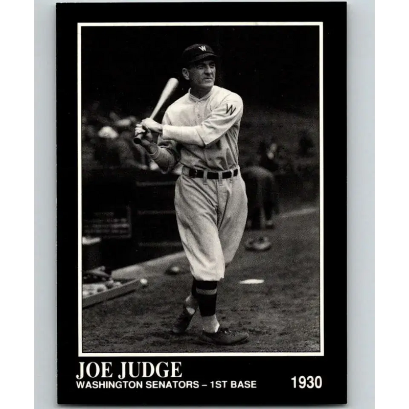 1991 Conlon Collection #68 Joe Judge EX Excellent Washington Senators Baseball Card - Baseball Card Single