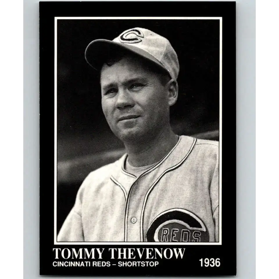 1991 Conlon Collection #69 Tommy Thevenow EX Excellent Cincinnati Reds Baseball Card - Baseball Card Single