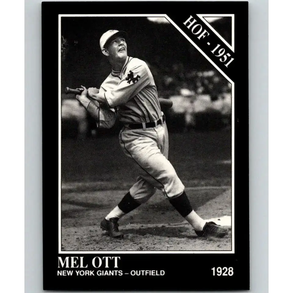 1991 Conlon Collection #7 Mel Ott EX Excellent New York Giants Baseball Card - Baseball Card Single