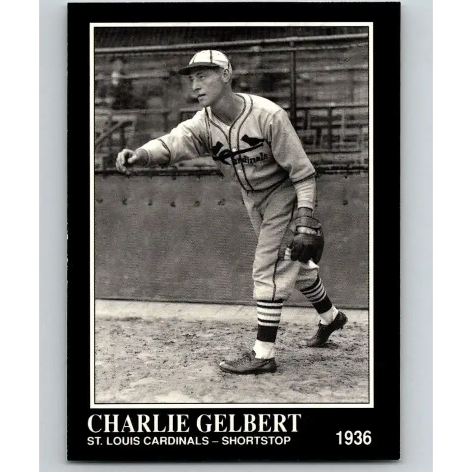 1991 Conlon Collection #70 Charlie Gelbert EX Excellent St. Louis Cardinals Baseball Card - Baseball Card Single