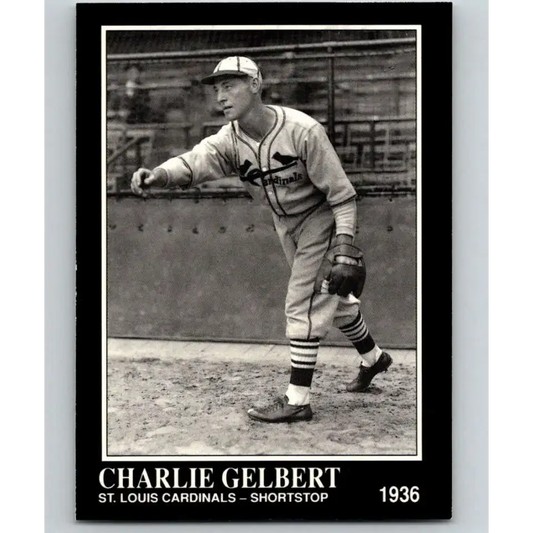 1991 Conlon Collection #70 Charlie Gelbert EX Excellent St. Louis Cardinals Baseball Card - Baseball Card Single