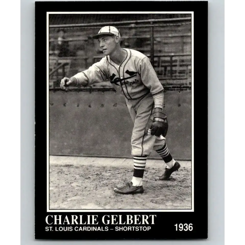 1991 Conlon Collection #70 Charlie Gelbert EX Excellent St. Louis Cardinals Baseball Card - Baseball Card Single