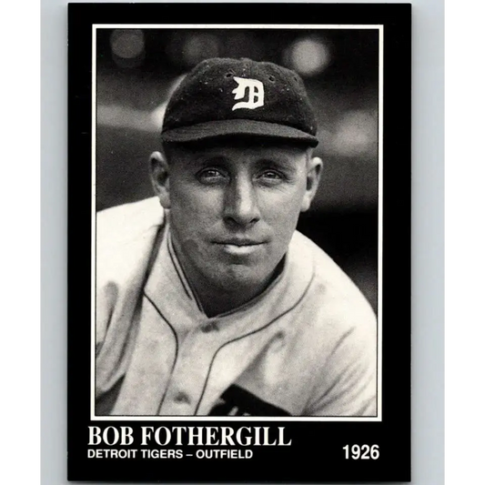 1991 Conlon Collection #72 Bob Fothergill EX Excellent Detroit Tigers Baseball Card - Baseball Card Single