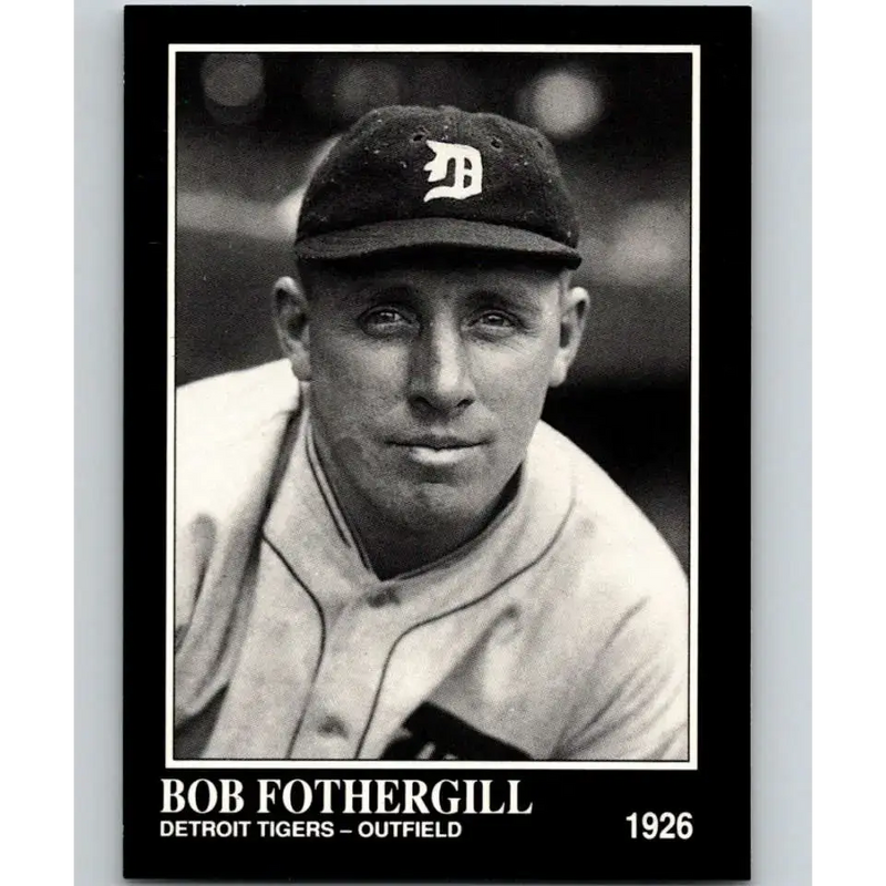 1991 Conlon Collection #72 Bob Fothergill EX Excellent Detroit Tigers Baseball Card - Baseball Card Single