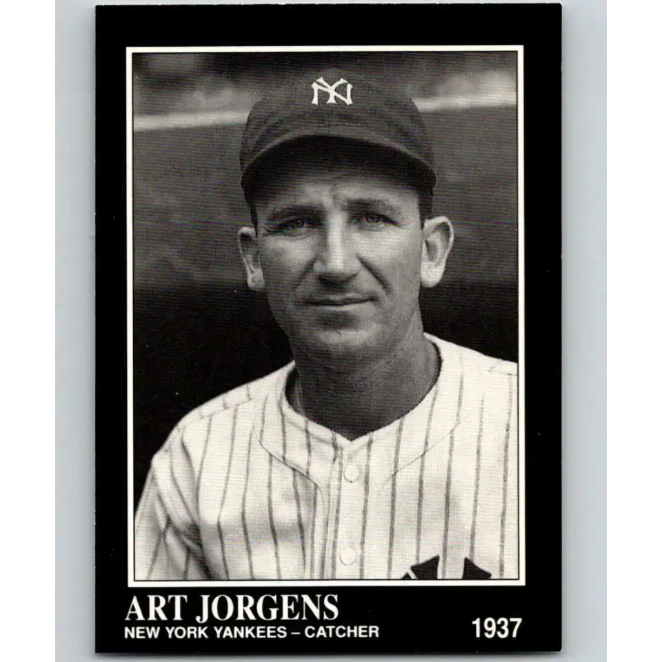 1991 Conlon Collection #78 Art Jorgens EX Excellent New York Yankees Baseball Card - Baseball Card Single