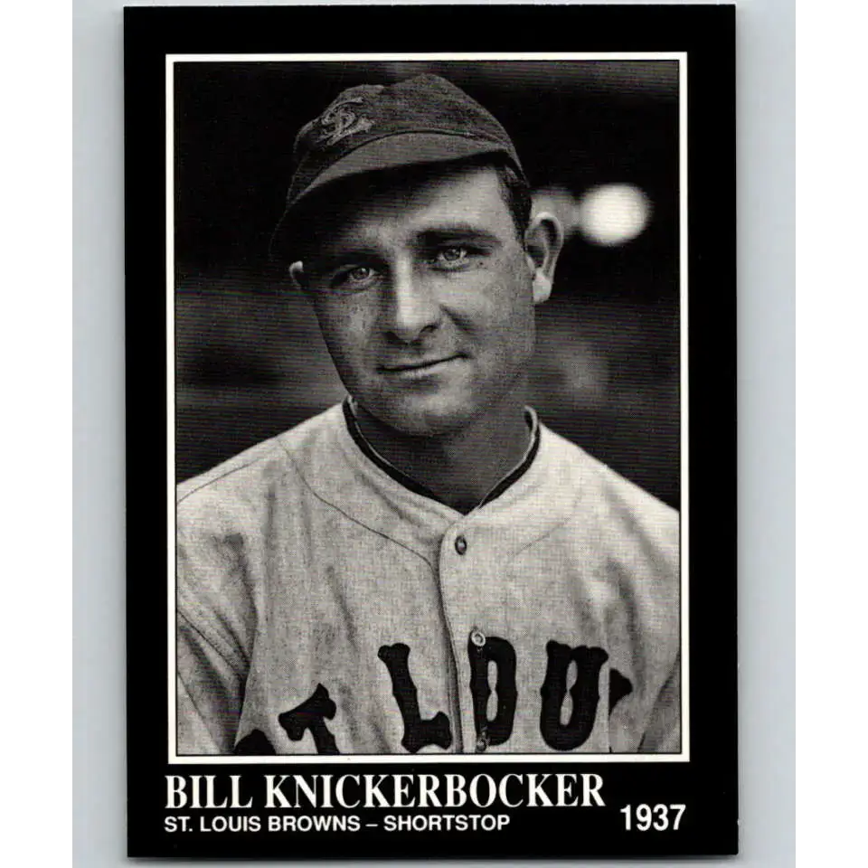 1991 Conlon Collection #79 Bill Knickerbocker EX Excellent St. Louis Browns Baseball Card - Baseball Card Single