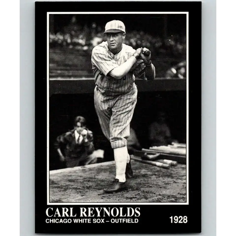 1991 Conlon Collection #80 Carl Reynolds EX Excellent Chicago White Sox Baseball Card - Baseball Card Single