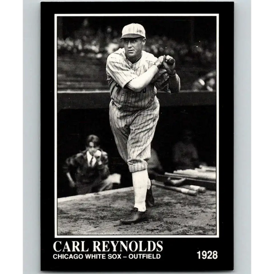 1991 Conlon Collection #80 Carl Reynolds EX Excellent Chicago White Sox Baseball Card - Baseball Card Single