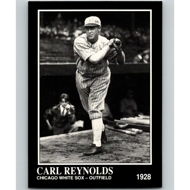 1991 Conlon Collection #80 Carl Reynolds EX Excellent Chicago White Sox Baseball Card - Baseball Card Single