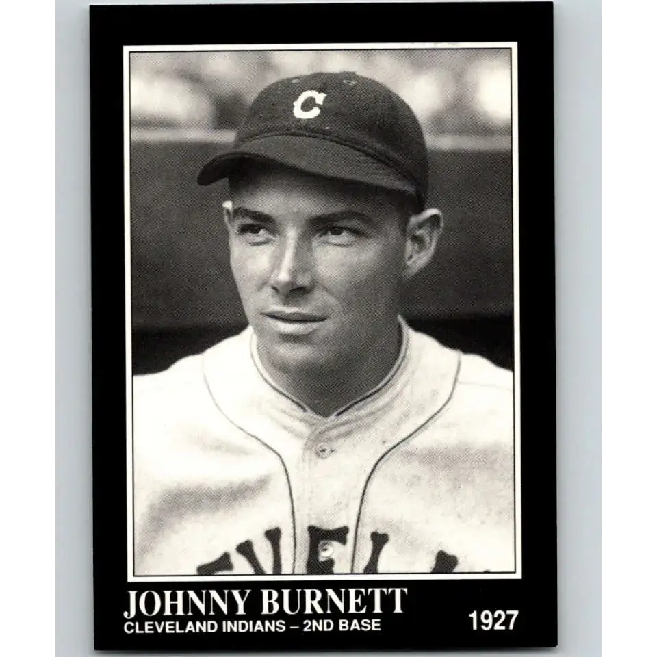 1991 Conlon Collection #82 Johnny Burnett EX Excellent Cleveland Indians Baseball Card - Baseball Card Single