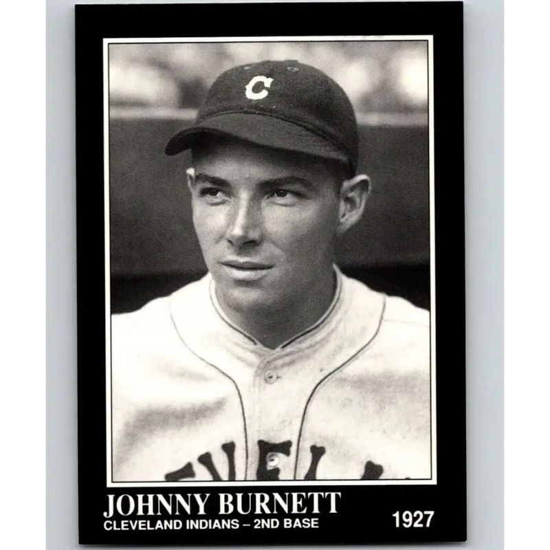 1991 Conlon Collection #82 Johnny Burnett EX Excellent Cleveland Indians Baseball Card - Baseball Card Single