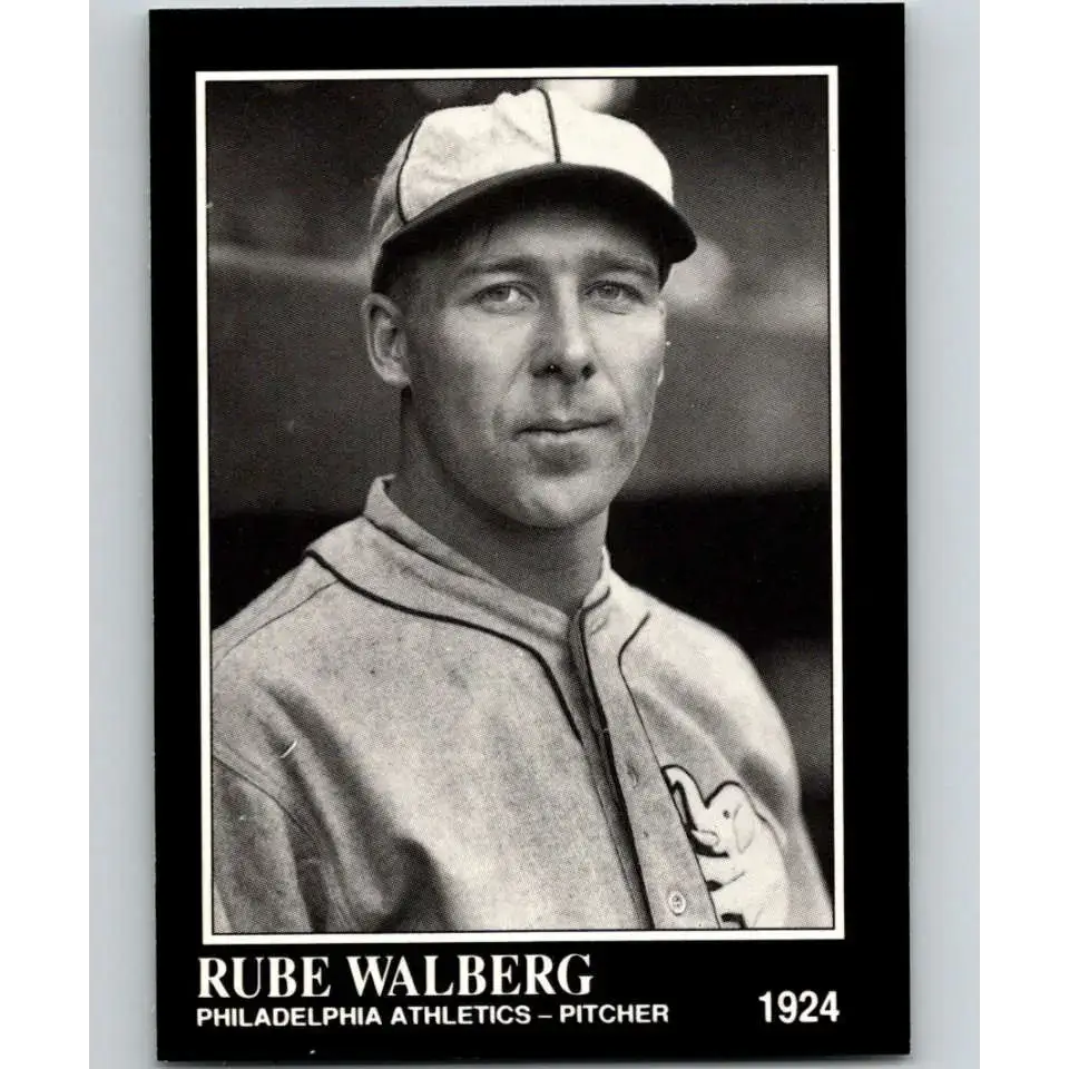 1991 Conlon Collection #91 Rube Walberg EX Excellent Philadelphia Athletics Baseball Card - Baseball Card Single