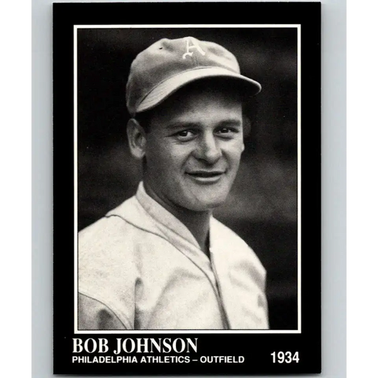 1991 Conlon Collection #96 Bob Johnson EX Excellent Philadelphia Athletics Baseball Card - Baseball Card Single