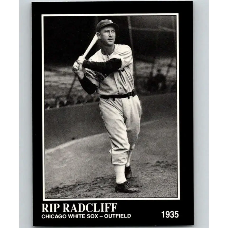 1991 Conlon Collection #98 Rip Radcliff EX Excellent Chicago White Sox Baseball Card - Baseball Card Single