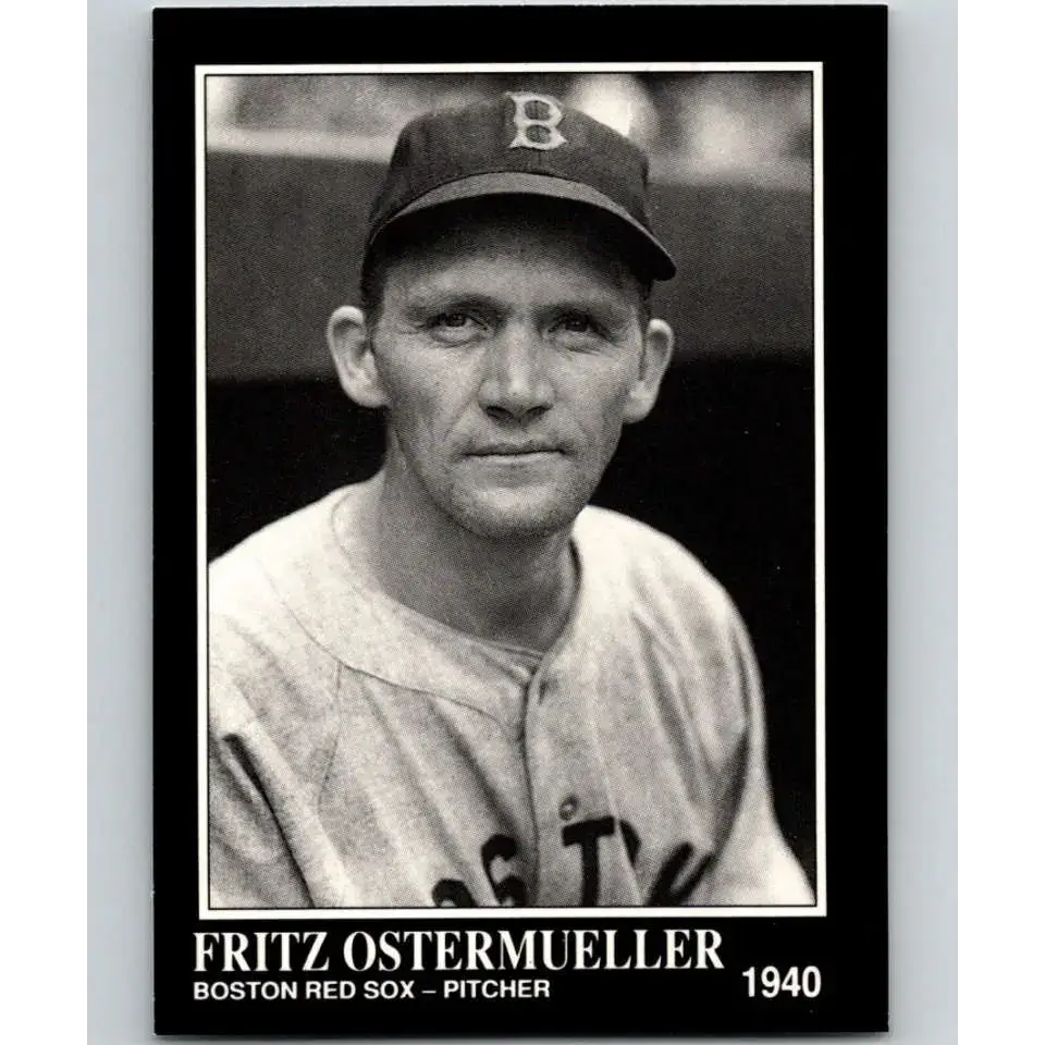 1991 Conlon Collection #99 Fritz Ostermueller EX Excellent Boston Red Sox Baseball Card - Baseball Card Single