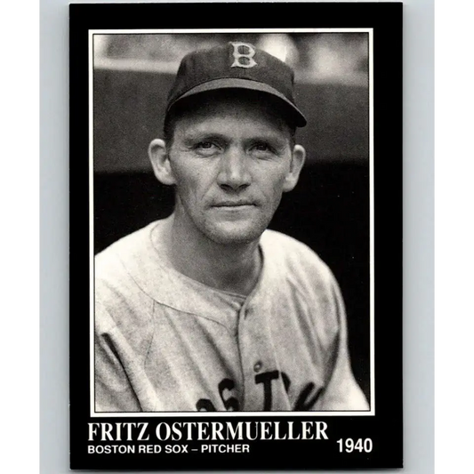 1991 Conlon Collection #99 Fritz Ostermueller EX Excellent Boston Red Sox Baseball Card - Baseball Card Single