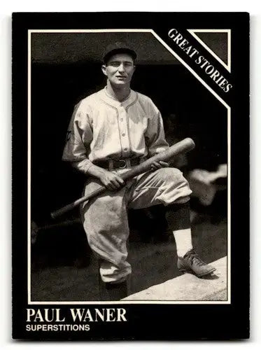 1991 Conlon Collection TSN #167 Paul Waner Pittsburgh Pirates Baseba ID:52948 - Baseball Card Single
